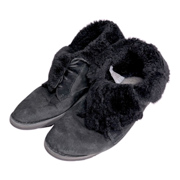 Ugg Quicy Black Boots Size 7.5 - Picture 5 of 8